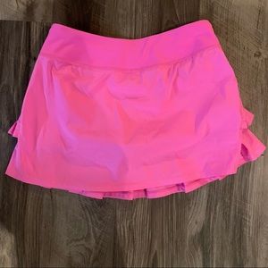 Girls' Hot Pink Active Skort